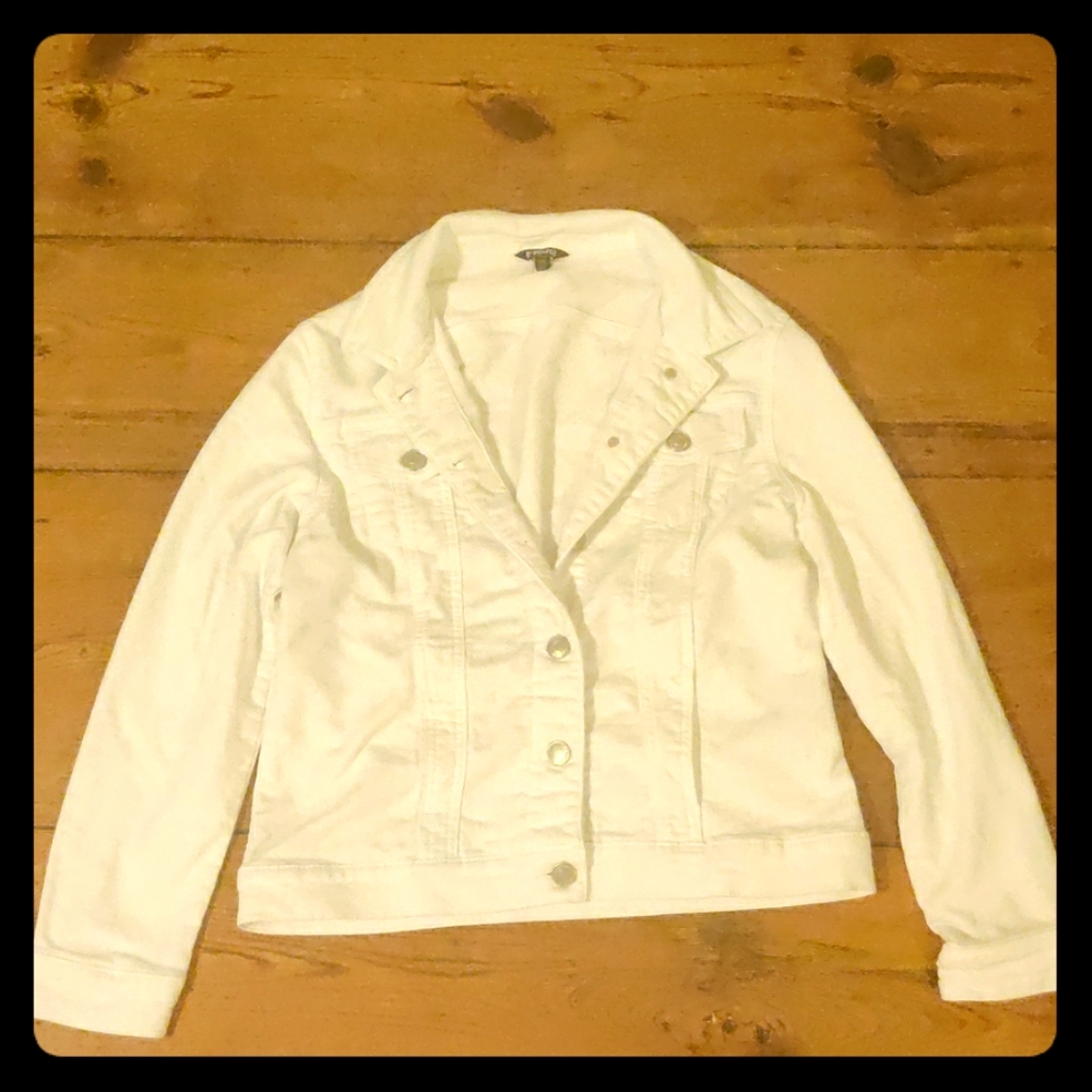 White Jean Jacket